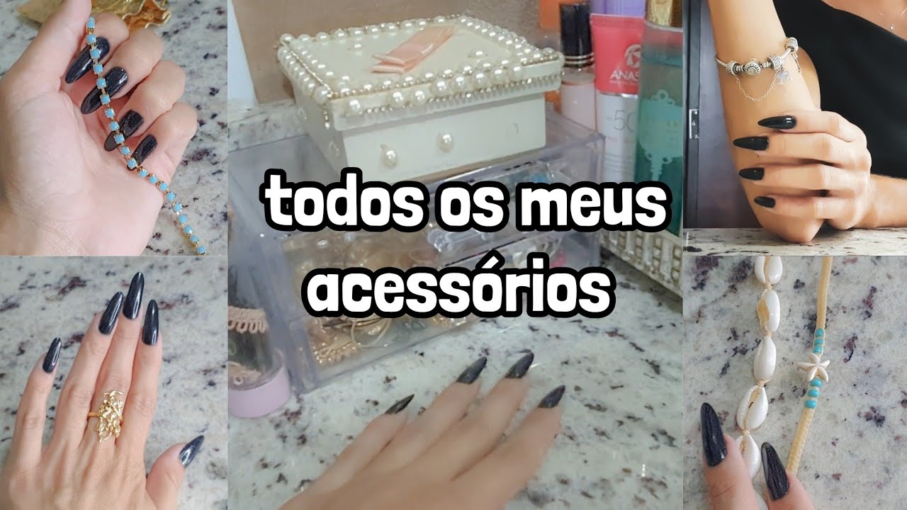TOUR PELOS MEUS ACESSÓRIOS - pandora, berloques, anel,  colares e mais | Nauanny Orlandini