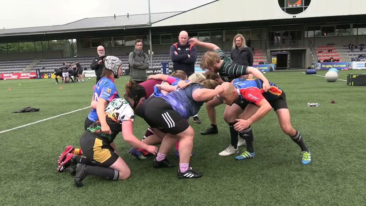 Rugby Netherlands Skills day 22 Aug 2021 Scrum FRONT FIVE technique by Allart Jonker #6
