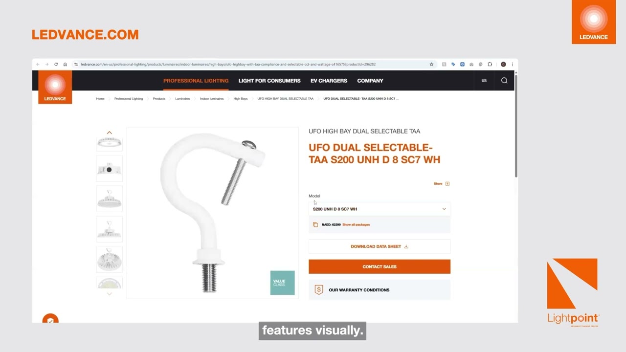 New LEDVANCE US & Canada Website - Overview & Training