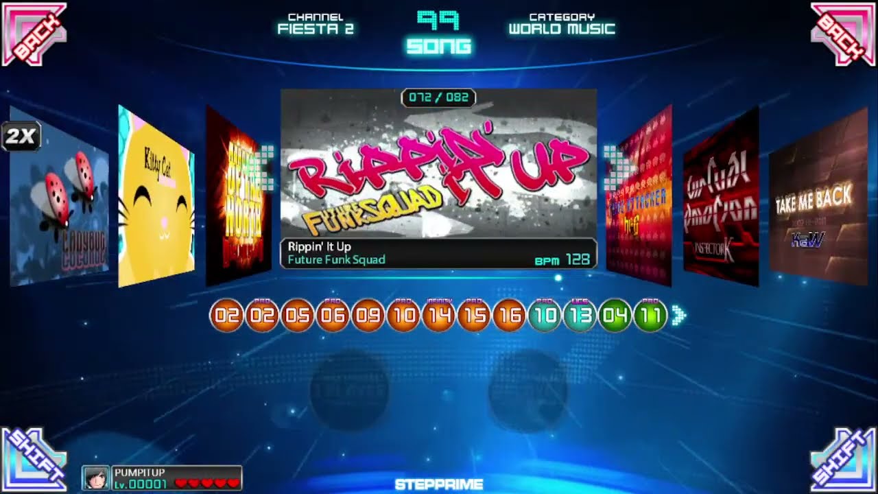 Pump It Up Prime Step Full Mode Song List FIESTA 2