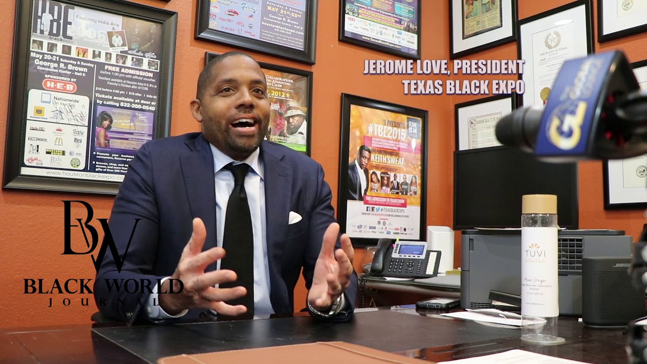 JEROME LOVE, CEO TEXAS BLACK EXPO INTRODUCES WE ALL EAT TEXAS