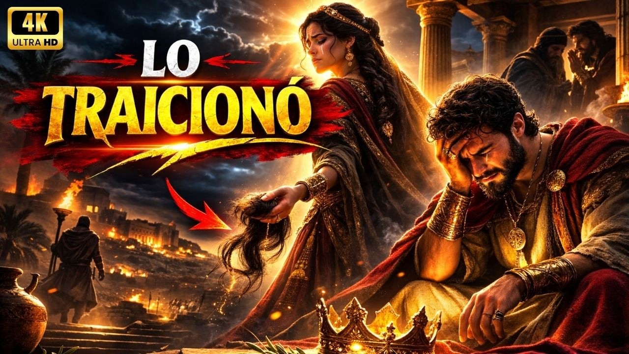 La HISTORIA de SANSÓN y DALILA 💔💪 | El Héroe que Cayó por Amor