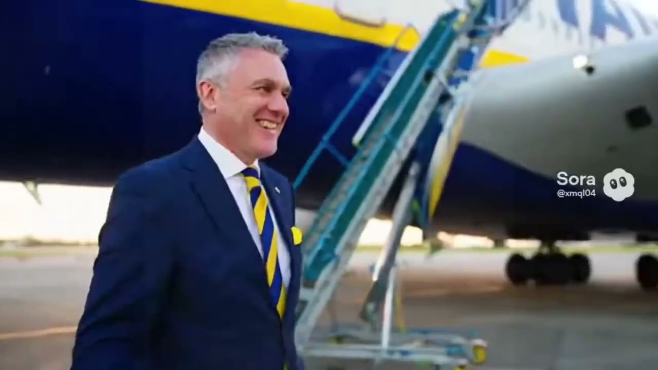 （AI）Ryanair Takes Delivery of Its First Airbus A380 Aircraft（by Sora2）