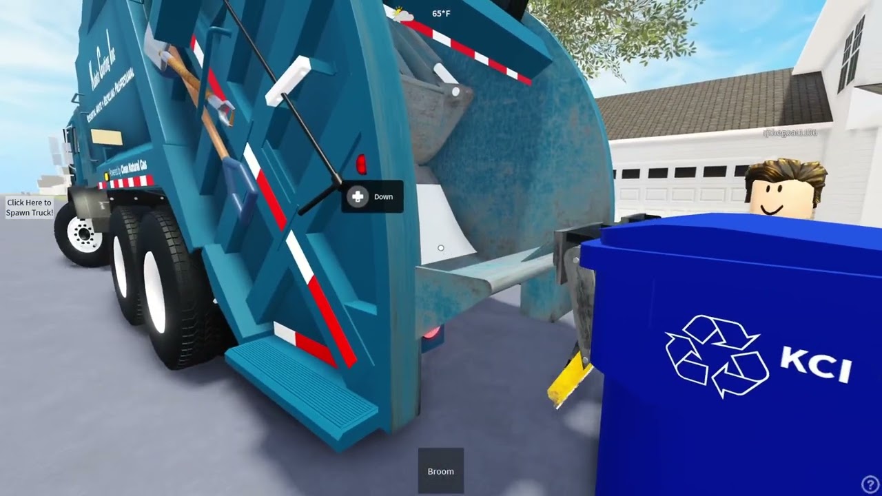 Roblox garbage trucks | Kubotas Carting Inc | Mack lr Mcneilus on recycle