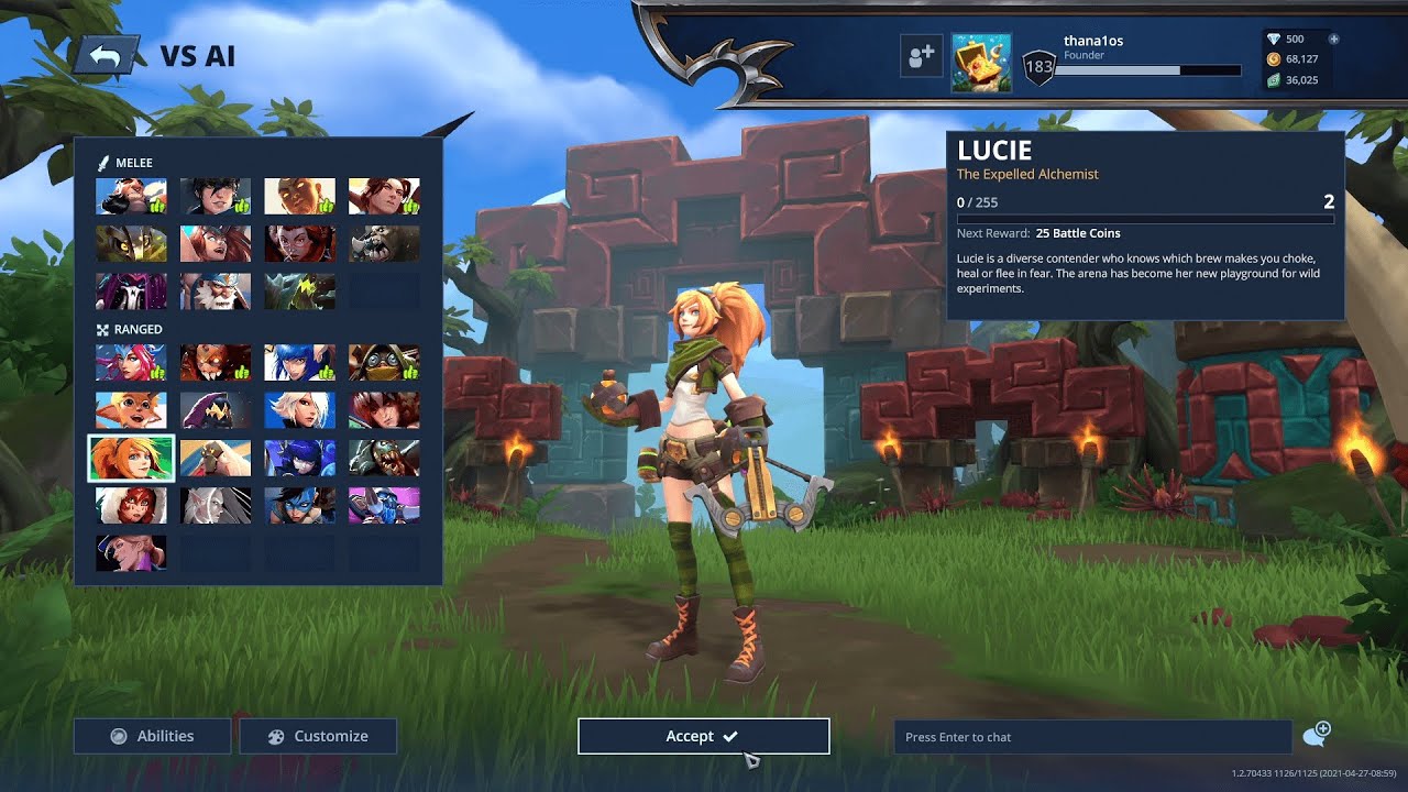 Battlerite Royale Champion Gameplay Lucie