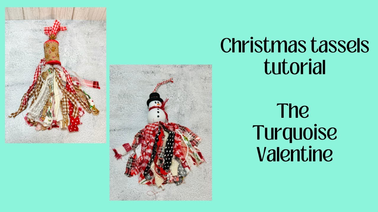 Christmas tassels tutorial