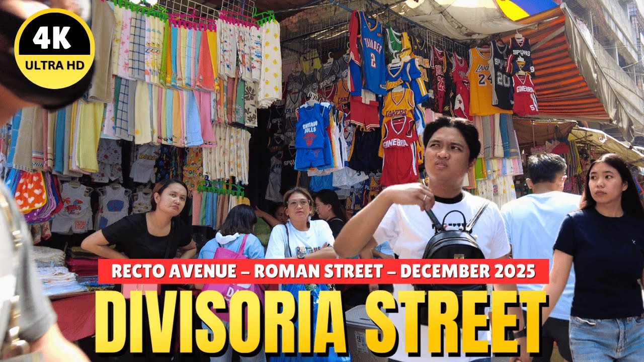 [4K] DIVISORIA STREET TOUR - MURANG TOYS AT DAMIT ANG NANDITO SA ROMAN STREET!
