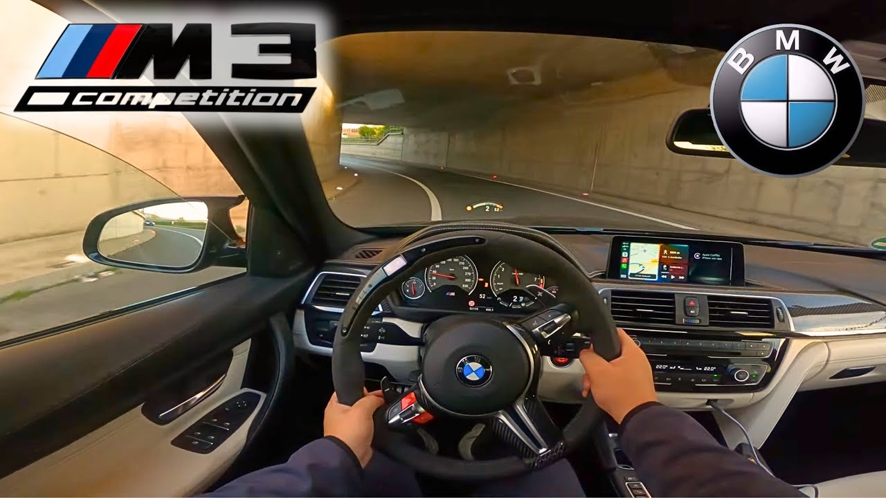 2017 BMW M3 F80 LCI (450HP) - POV Test Drive (LOUD Pops & Bangs!) (4K)