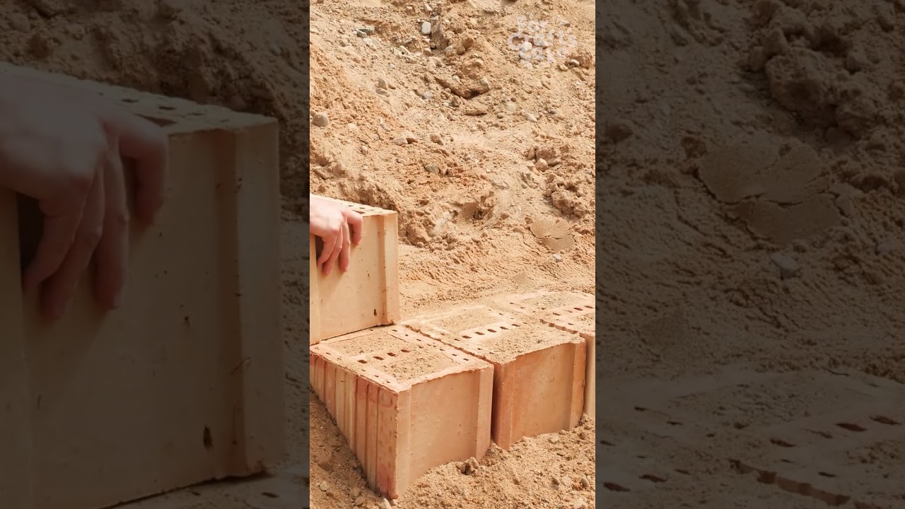 Easy Garden Stairs From Bricks