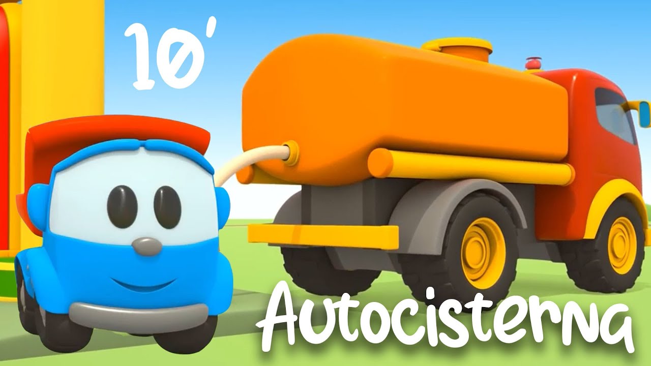 Autocisterna! Leo, Lea e le Macchinine Compilation per bambini