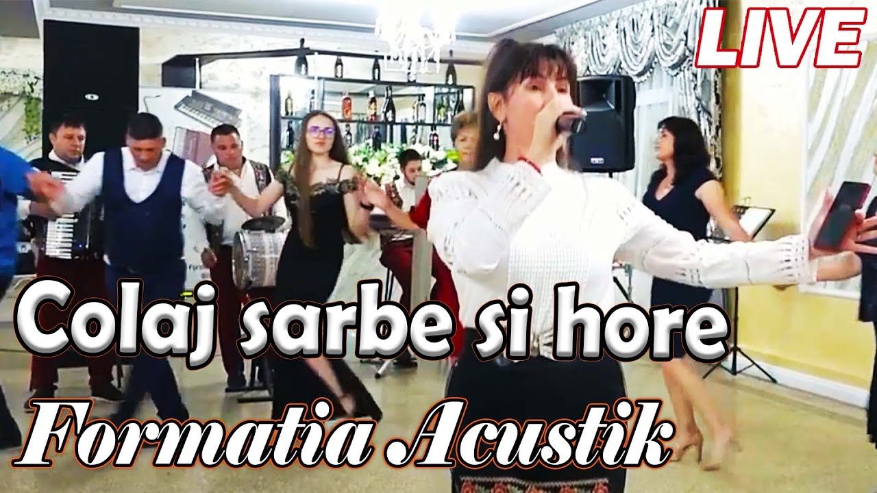 FORMATIA ACUSTIK - Colaj 2025 MUZICA DE PETRECERE LIVE, SARBE SI HORE LIVE de la botez