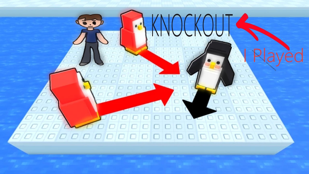 I Played Roblox knockout and i WON?