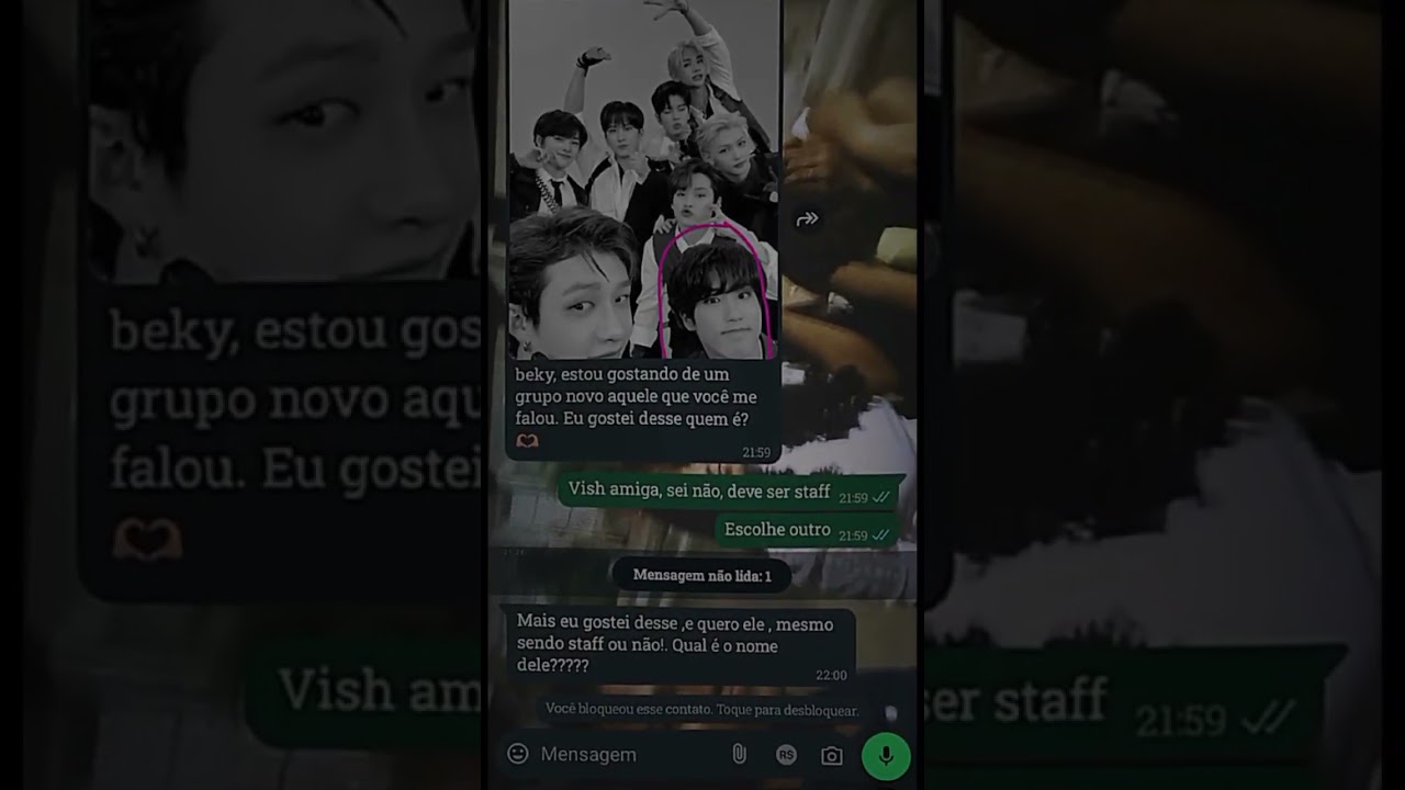 Escolhe outro, ele &eacute; staff #straykids #youmakestraykidsstay #ot8