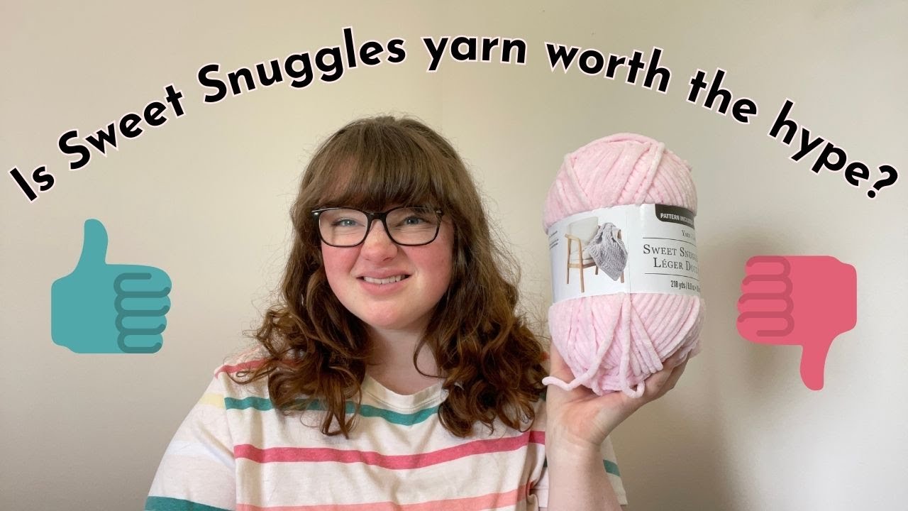 YARN REVIEW: Is Sweet Snuggles yarn worth the hype? |  Crochet Axolotl  |  The new Bernat Blanket?!