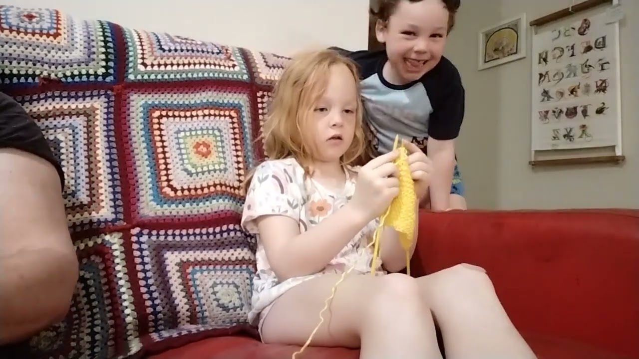 Knitting gal