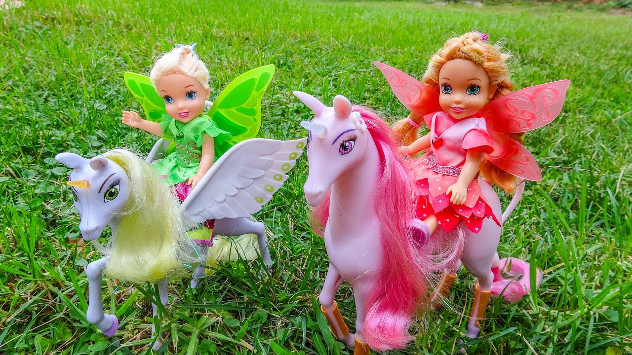 Elsa and Anna toddlers become fairies