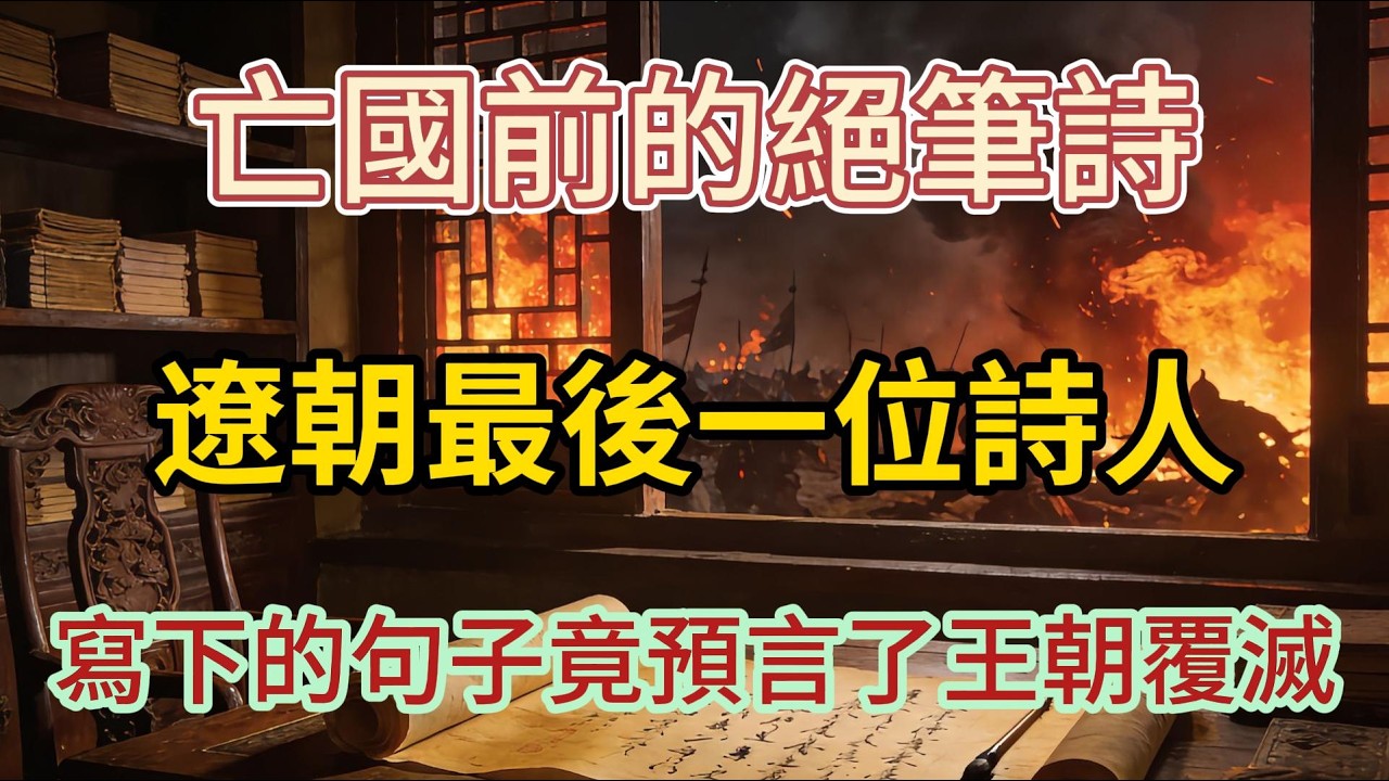 亡國前的絕筆詩！遼朝最後一位詩人，寫下的句子竟預言了王朝覆滅？