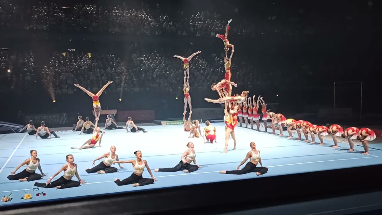 Gymgala 2024, groepsoefening topsporters