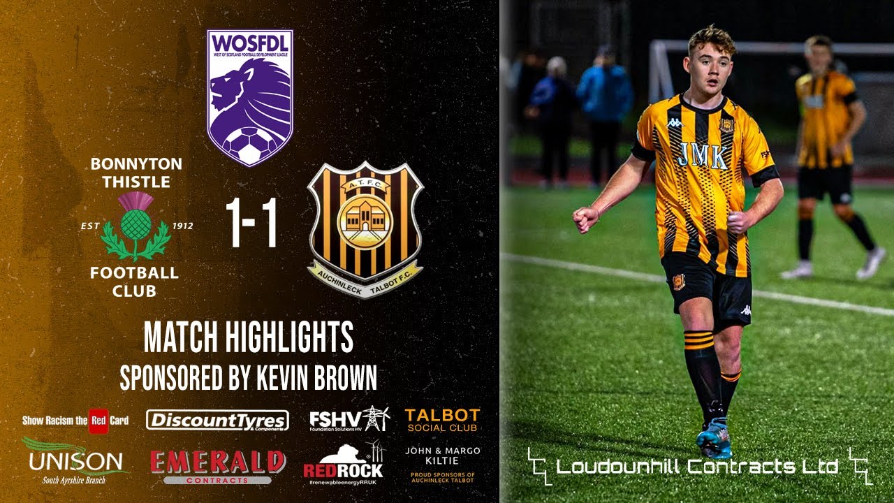 Bonnyton Thistle 1-1 Auchinleck Talbot | WOSFDL Conference D