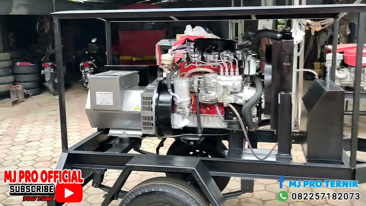 PERDANA LORR 22,5KVA 1PHASE VS ISUZU SUPER IRIT ORDERAN BAPAK POLISI KENDAL JATENG