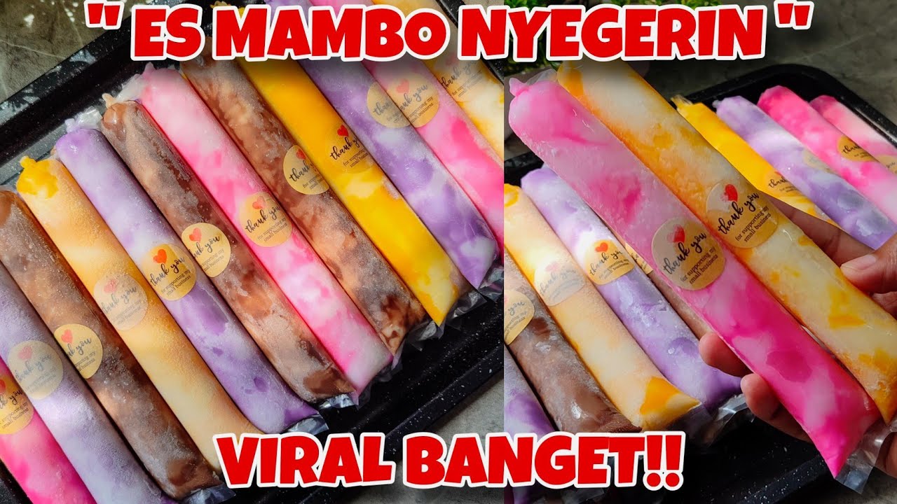 RESEP ES MAMBO PALING ENAK & VIRAL DI TIK TOK!! NYEGERIN BANGET RP. 2000 AN DIJAMIN BAKAL CUAN GEDE