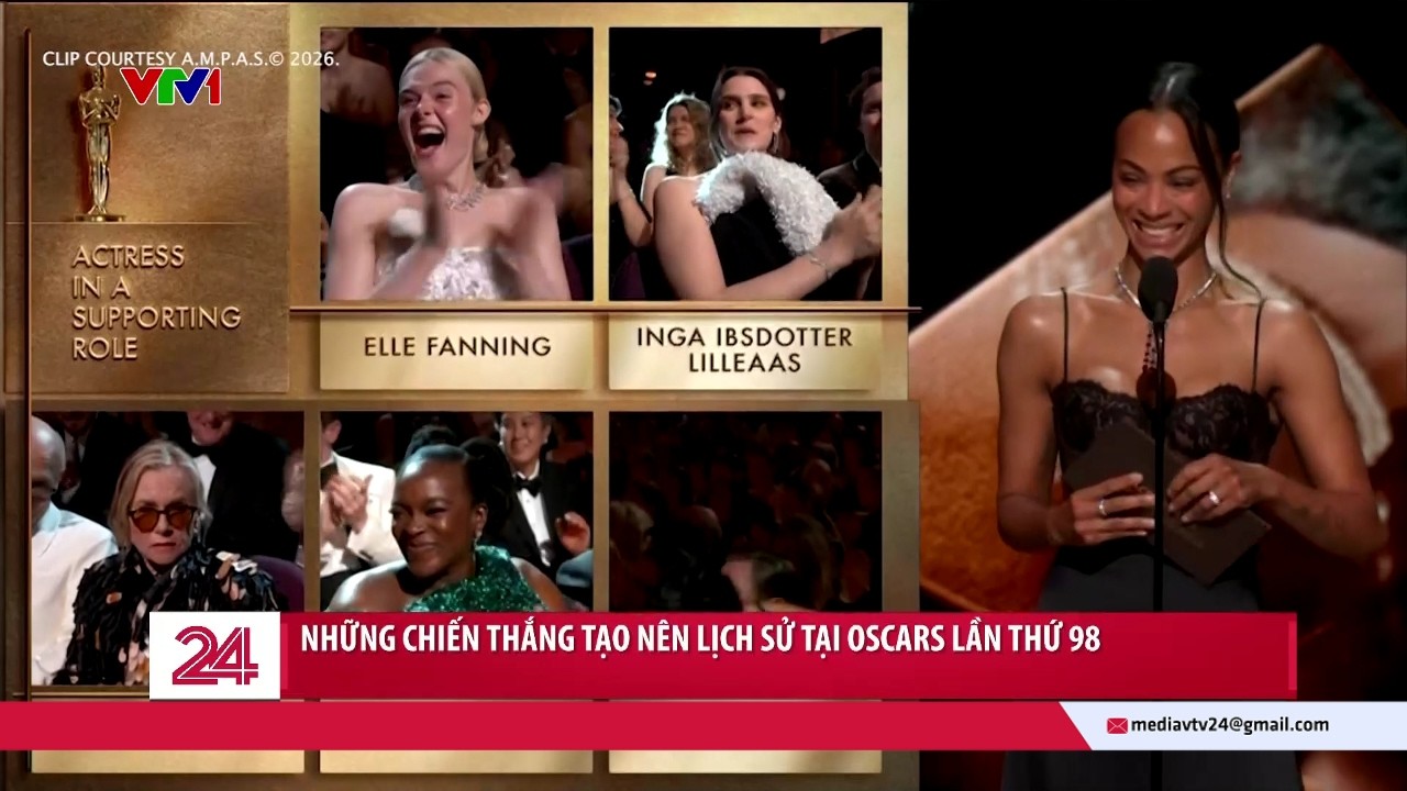 Những chiến thắng tạo nên lịch sử tại Oscar lần thứ 98 | VTV24