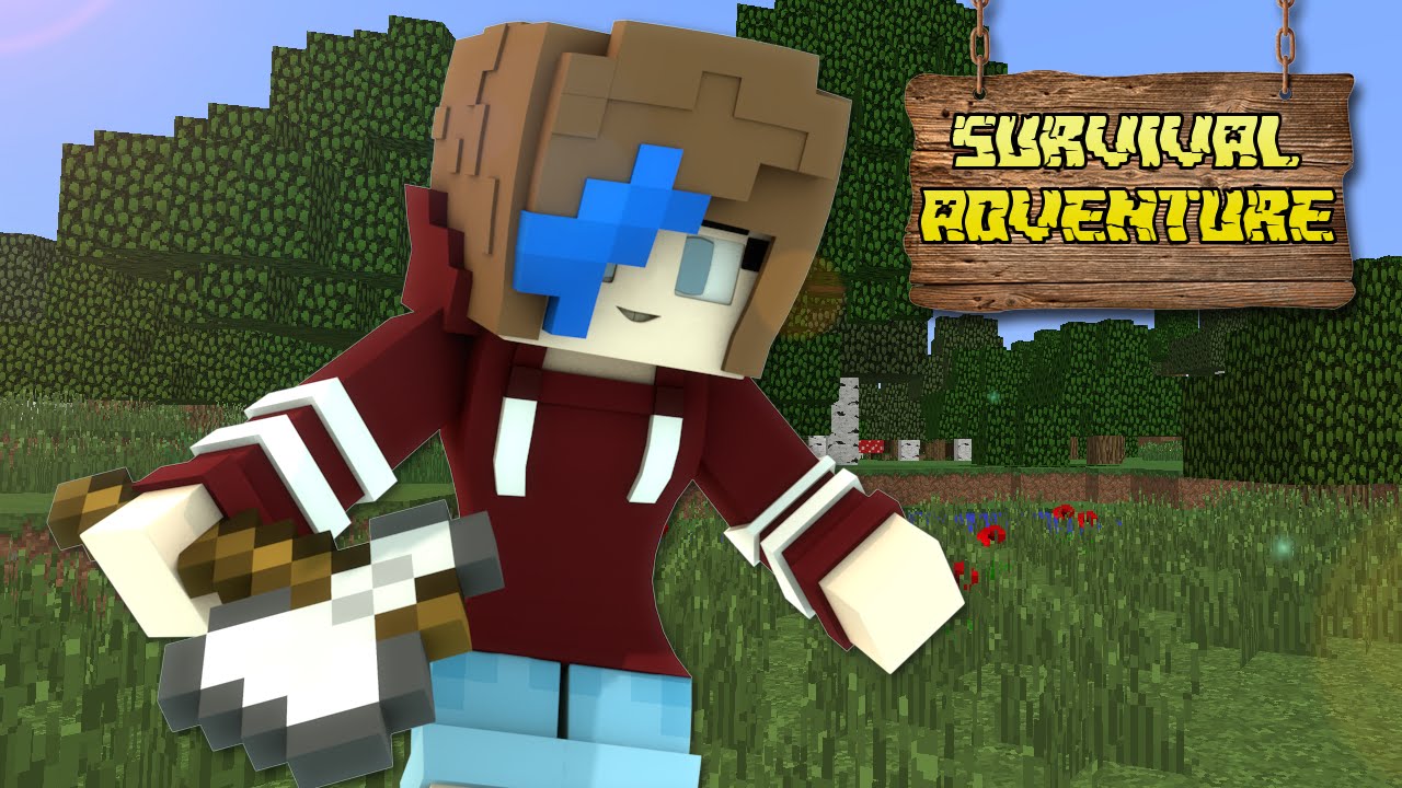 MINECRAFT SURVIVAL ADVENTURE SERIES | BUILD A HOUSE | RADIOJH GAMES