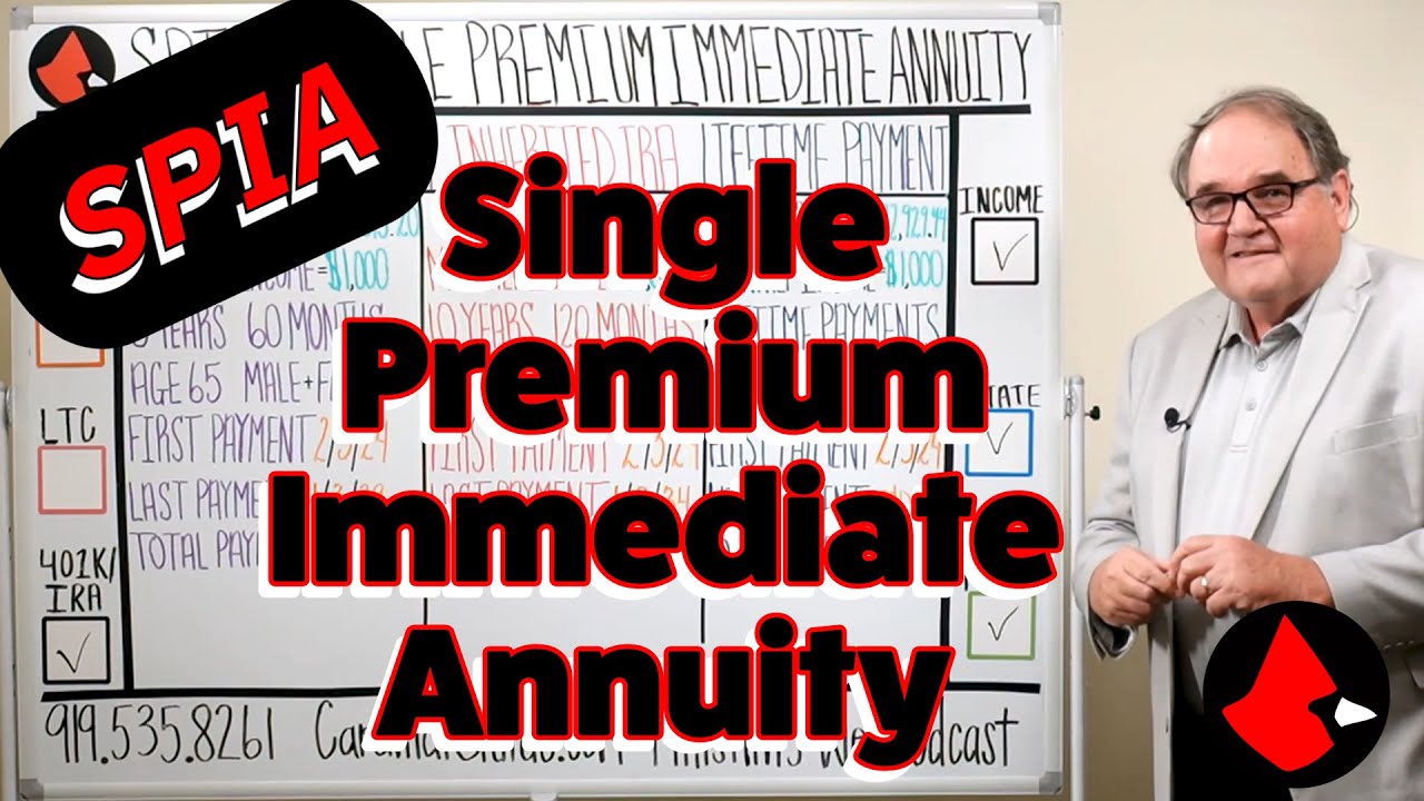 SPIA-Single Premium Immediate Annuity