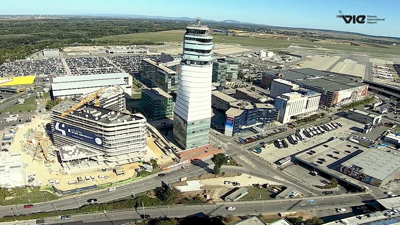 Flughafen Wien von oben