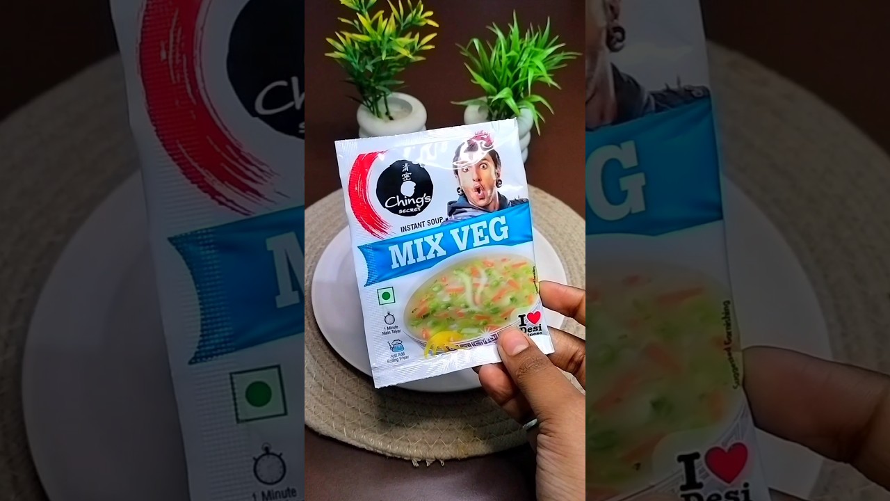 I Tried Ching's Mix Veg Soup #shorts #youtubeshorts #shortsfeed #shortsvideo