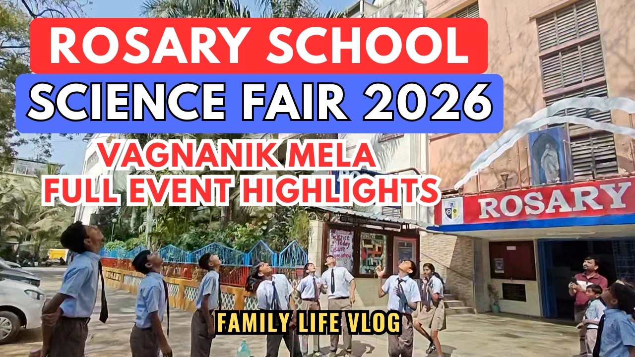 Vagnanik Mela at Jan Rosary School | Science Fair 2026 Science Projects | Adonai Denis Shah Vlogs