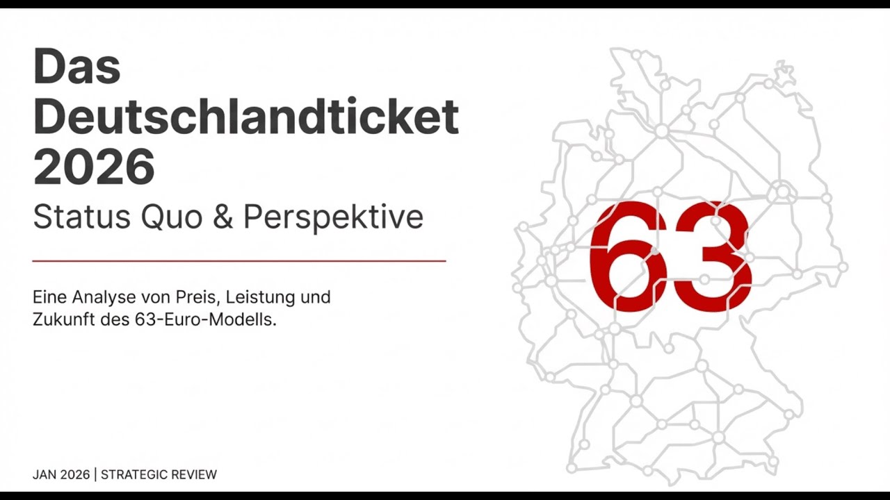 🇩🇪D-Ticket-Update: Alles, was du JETZT über die 63-€-Reform wissen musst.