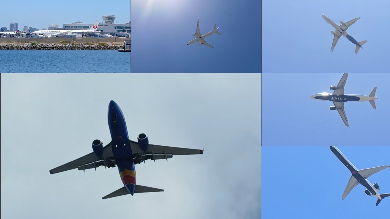 Liberty Station: Watching airplanes take off