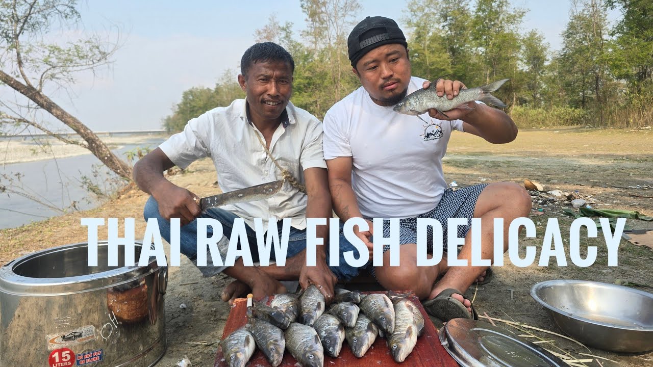 Arunachal Raw fish delicacies of Tai-khampti tribe. 