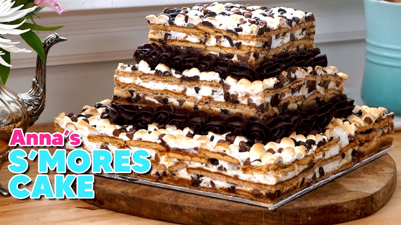Giant S'mores Cake for a Casual Wedding! | Anna's Occasions
