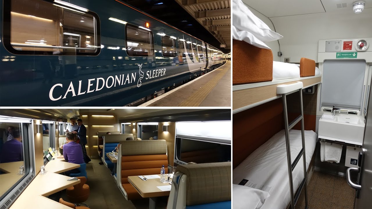 The new Caledonian Sleeper train from London to Scotland