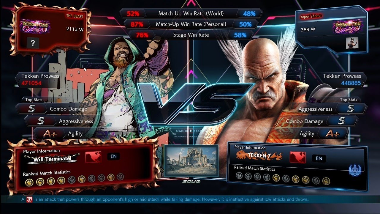 BSK (Marduk) VS Aqeel Zahoor (Heihachi) Tekken 7 Pakistan