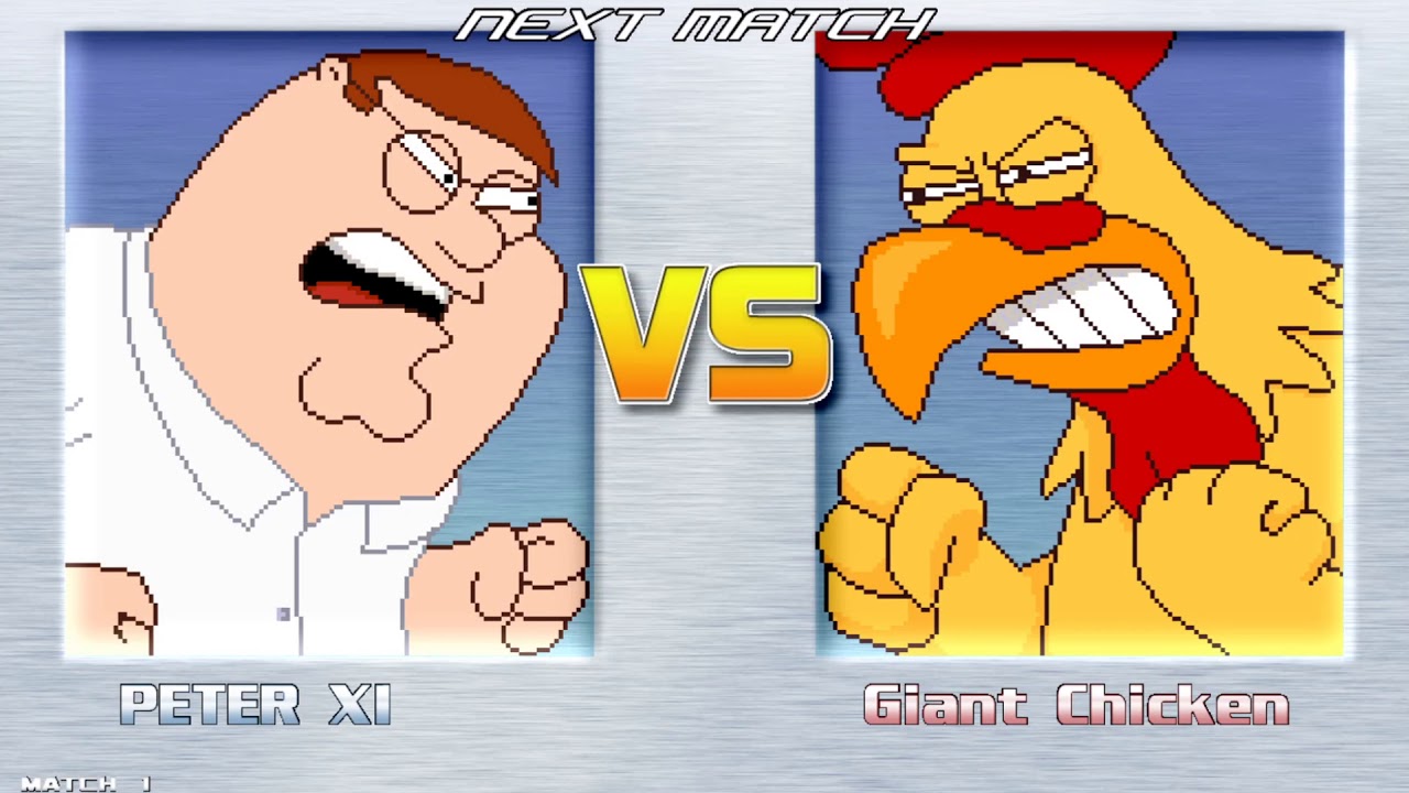 Peter Griffin Vs. His Whole Family (Family Guy MUGEN Gameplay) (17+ Audience)