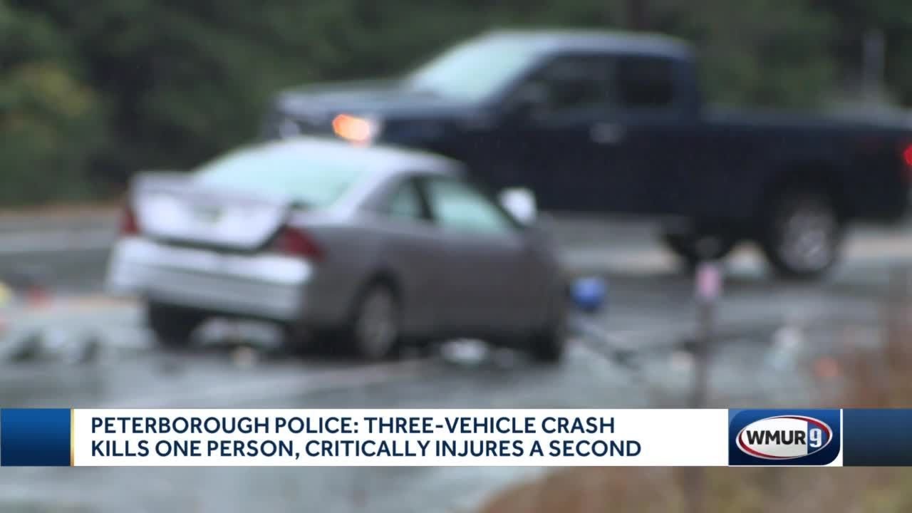 Peterborough police: Three-vehicle crash kills one person, critically injures a second
