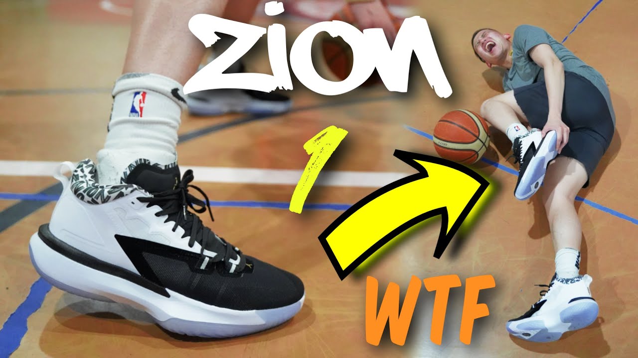 Testing ZION WILLIAMSON&rsquo;S FIRST Signature Basketball Shoe! | Air Jordan Zion 1 Performance Review!