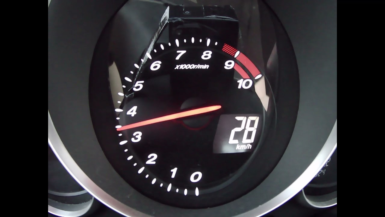 Mazda RX-8: Race Flywheel and Clutch Accelerations 50-150kmh