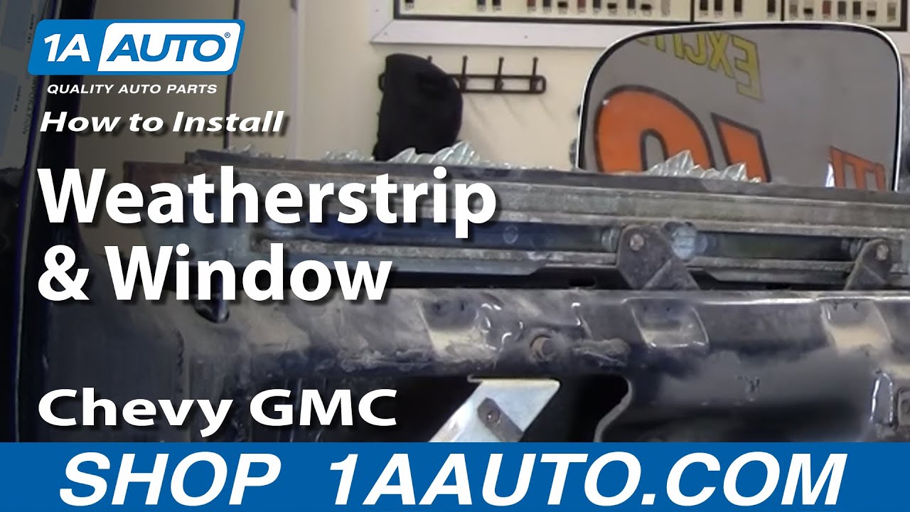 How to Replace Window Weatherstrip Seal Set 81-91 GMC Jimmy