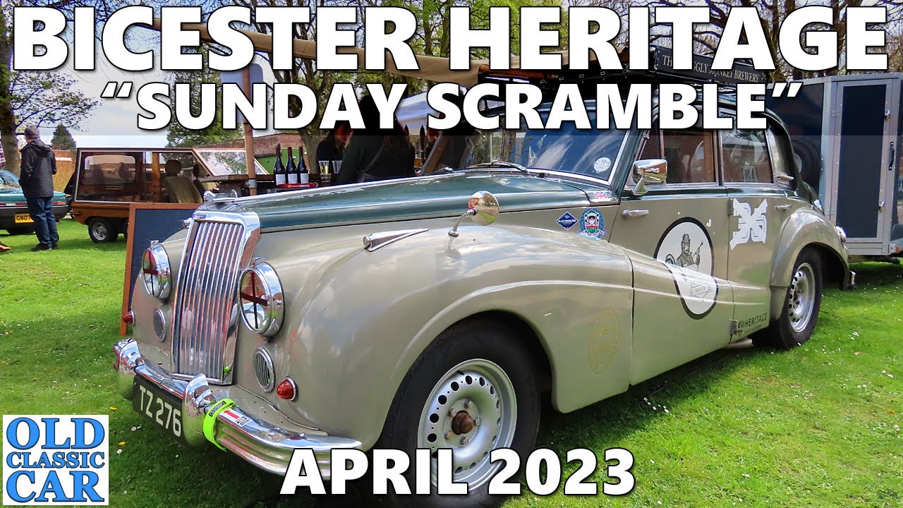 SUNDAY SCRAMBLE! great cars at Bicester Heritage April 2023