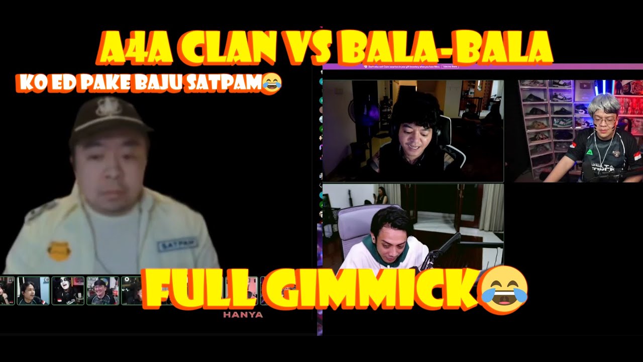 MOMEN KOCAK BALA-BALA VS AAA CLAN SEBELUM PERANG DI GARENA DELTA FORCE!!!