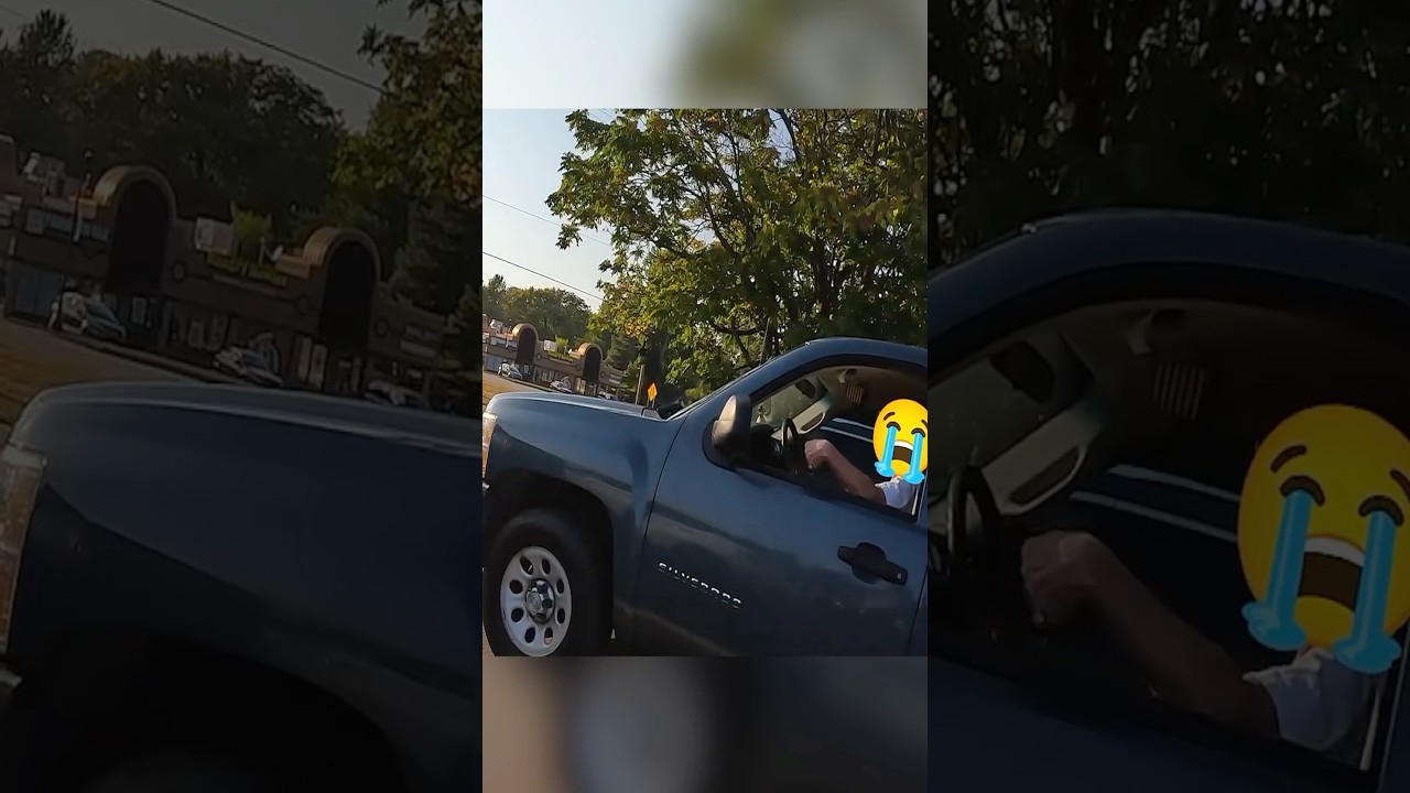 Truck driver gets mad at biker for lane splitting 🤬 @IRideMotorcycles