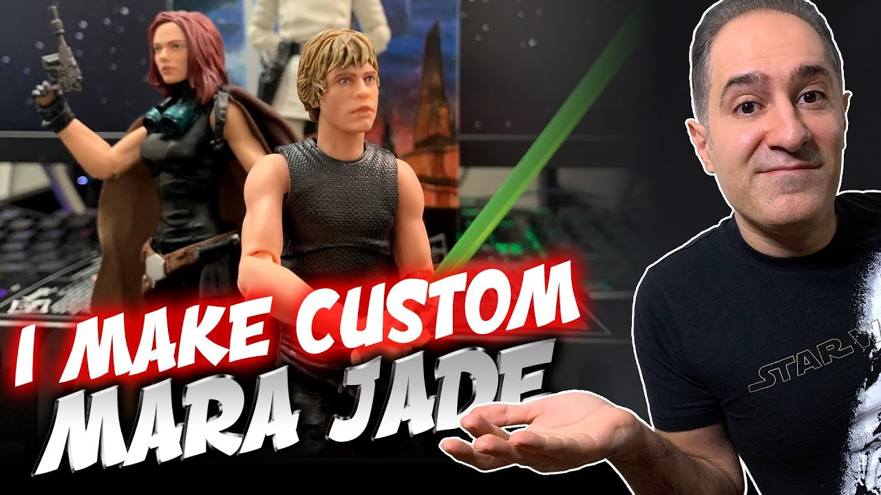 STAR WARS: I make Mara Jade custom figure [BLACK SERIES]