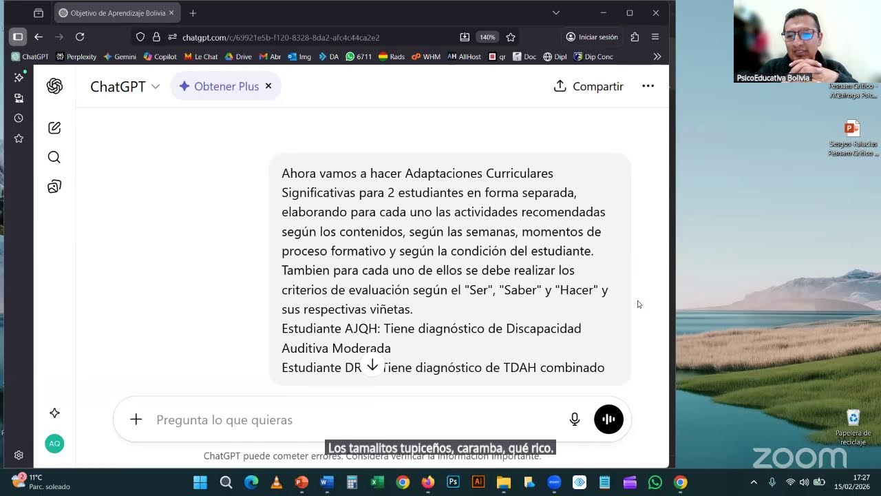 Elaboración de PDC en Word y con ayuda de IA