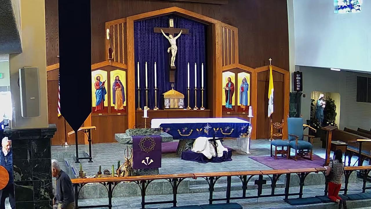 Sunday 1:30 PM Spanish Mass, Rosary-Domingo 1:30 PM Misa, Rosario Espanol