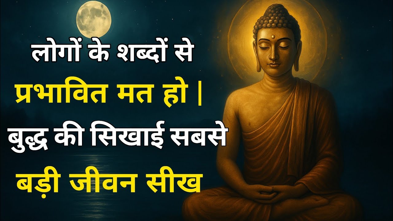 लोगों के शब्दों से प्रभावित मत हो | बुद्ध की सिखाई सबसे बड़ी जीवन सीख