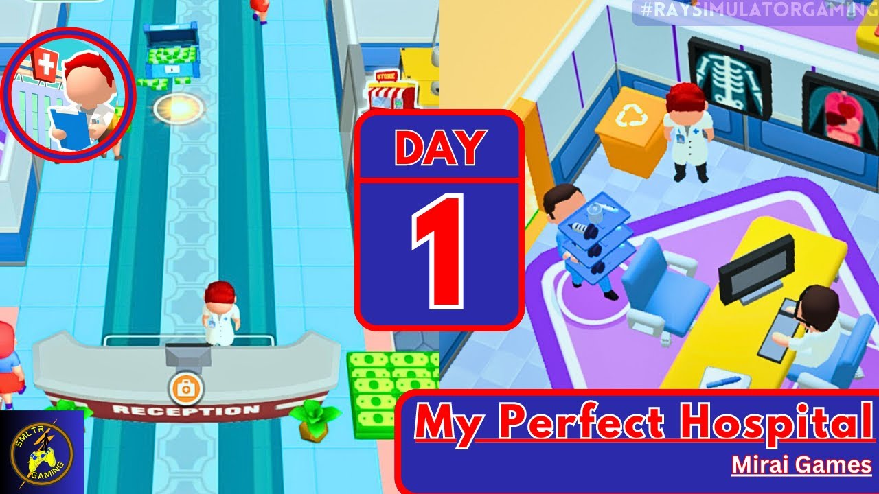 My Perfect Hospital - Gameplay Walkthrough Day 1 Idle Health Resort (iOS, Android)